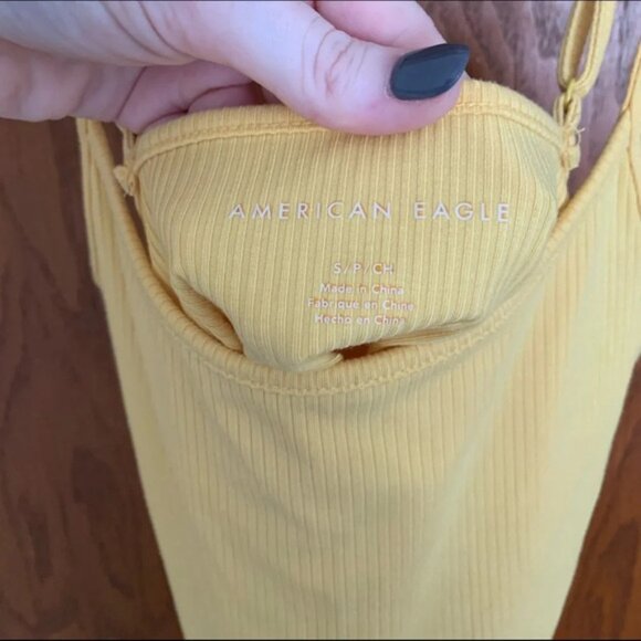 American Eagle Cropped Ribbed Tank - Picture 3 of 4